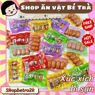 (Combo 10 cái) Xúc xích Mini đồ ăn vặt nội địa T.Q~gói 4 viên