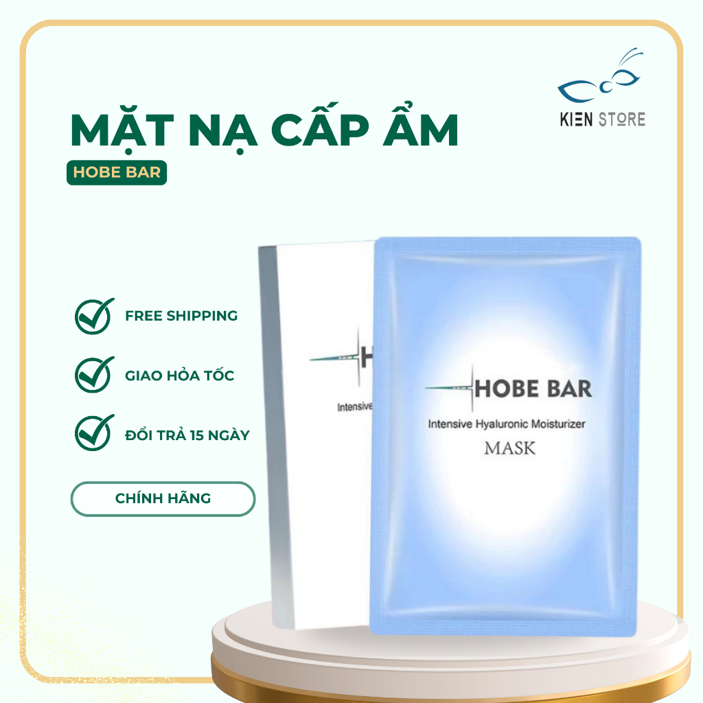 Mặt Nạ Cấp Ẩm HOBEBAR Phục Hồi Da Tổn Thương Dưỡng Ẩm Chuyên Sâu Giúp Da Trắng Sáng Cho Mọi Loại Da 