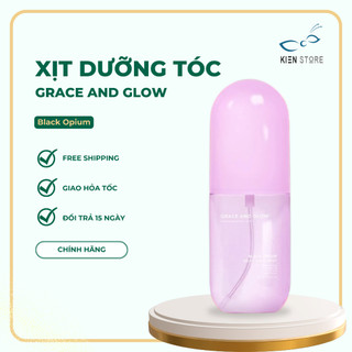 Xịt Dưỡng Tóc Grace And Glow Black Opium Silky Hair Mist Spray Mềm Mượt 100ml