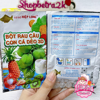 Bột làm thạch rau câu Dẻo|Giòn Hiệp Long (gói 12gr)