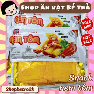 (Combo 10 gói) Snack nem tôm ngon, đồ ăn vặt cổng trường