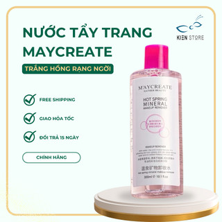  Nước Tẩy Trang MAYCREATE 300ml Làm Sạch Sâu Mùi Thơm Nhẹ Dịu 