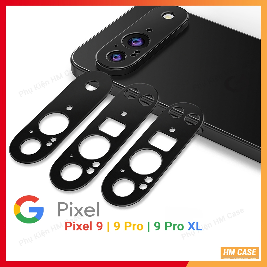 Khoét Lỗ Camera Lens Rings Kim Loại Google Pixel 10 Pro XL / 10 Pro / 10 / Pixel 9 / 9 Pro / 9 Pro X