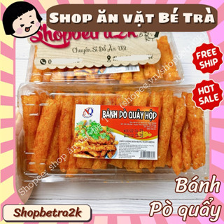 Bánh Pò Quẩy Hộp Ngọc Quỳnh (hộp~320gr~65thanh) đồ ăn vặt tuổi thơ, đồ 1k, Tiệm ăn vặt Bé Trà