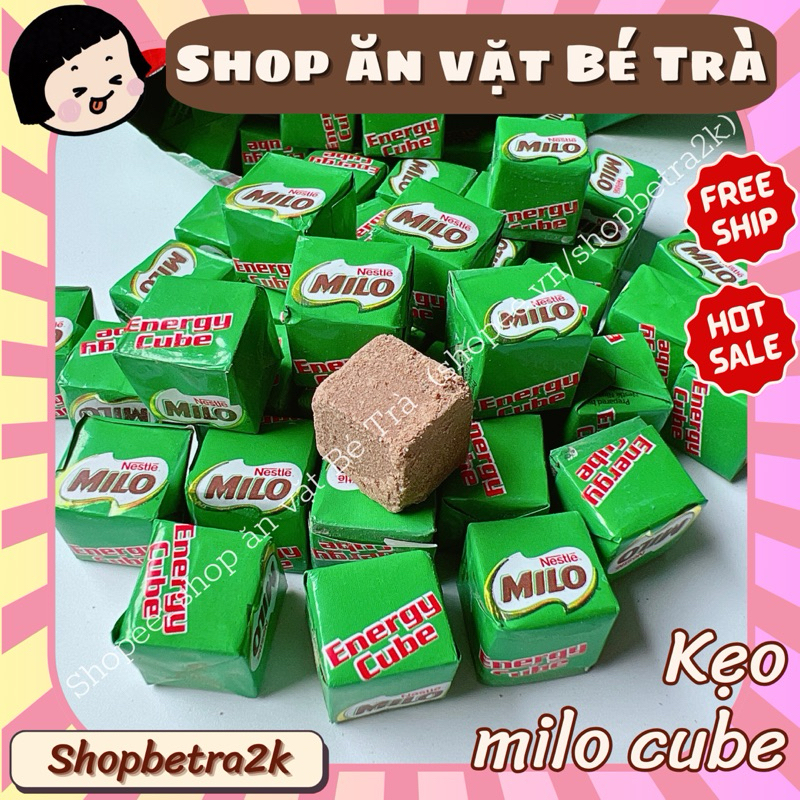 Kẹo Milo Cube Cacao Thái Lan viên 2,75gr, Kẹo Milo Energy Cube Thái Lan