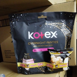 1 Gói băng quần Kotex size ML - XL 2 chiếc/gói (hàng tặng tùy chọn)