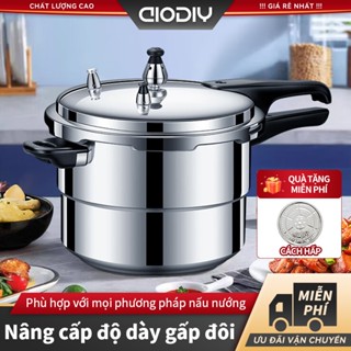 AIODIY Nồi áp suất Hợp Kim Nhôm Áp Suất Nồi 3.5/5.5/10/14L Nồi áp suất bếp từ Có thể sử dụng cho bếp điện từ