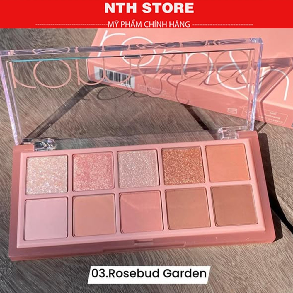Bảng Phấn Mắt 10 Ô Siêu Lấp Lánh Romand Better Than Eye Palette