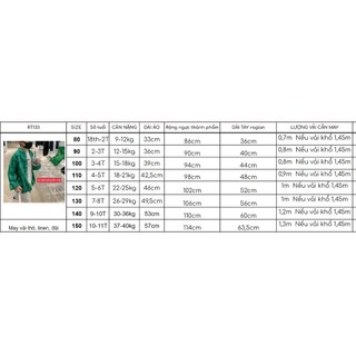 RT133_Rập giấy may áo sơ mi tay raglan bé trai