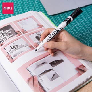 Bút Lông Bảng Deli Bút Dạ Viết Bảng Trắng Xóa Được Mực Xanh Đen Đỏ Loại To Nhỏ Tiện Dụng An Toàn Không Độc Hại