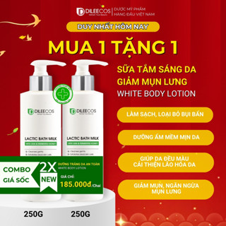 Sữa tắm trắng da làm sạch sâu, giảm mụn lưng - Lactic Bath Milk nam nữ