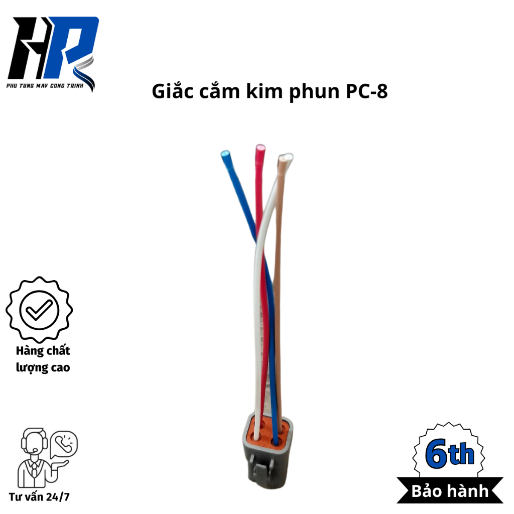 Giắc cắm kim phun cho máy xúc Komatsu PC200-8, PC300-8 - Phụ tùng HP