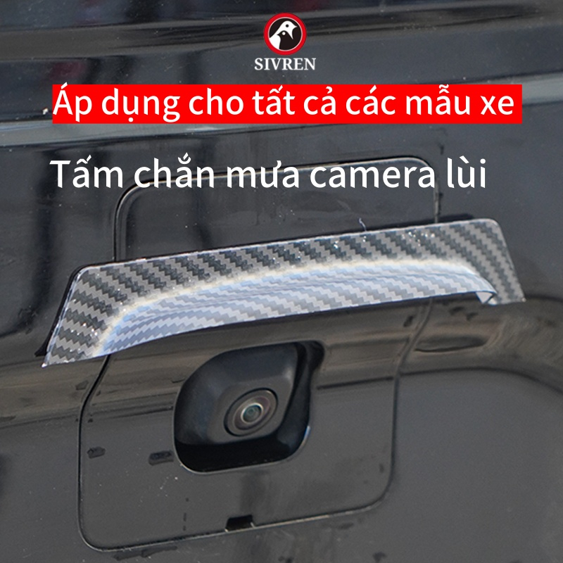 Tấm che mưa camera lùi ô tô SIVREN, mái che nắng che mưa giúp bảo vệ camera siêu tiện dụng
