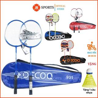  Bộ Vợt Cầu Lông Chính Hãng  2 Vợt  DECOO DK326 Cặp Vợt Cầu Lông Tốt Nhẹ Dây Căng Trợ Lực 
