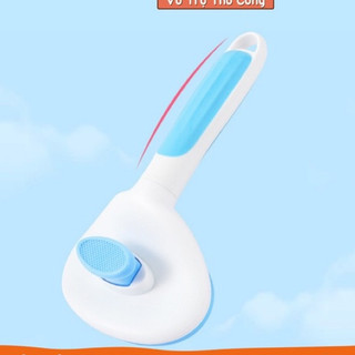 Lược chải lông chó mèo có nút bấm