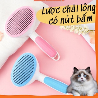 Lược chải lông chó mèo có nút bấm