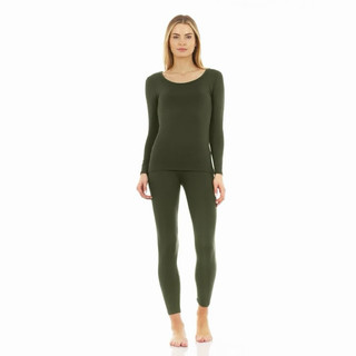   Nữ  Quần áo giữ nhiệt bộ ôm giữ nhiệt nữ chất liệu polyester lót nỉ co giãn 4 chiều 