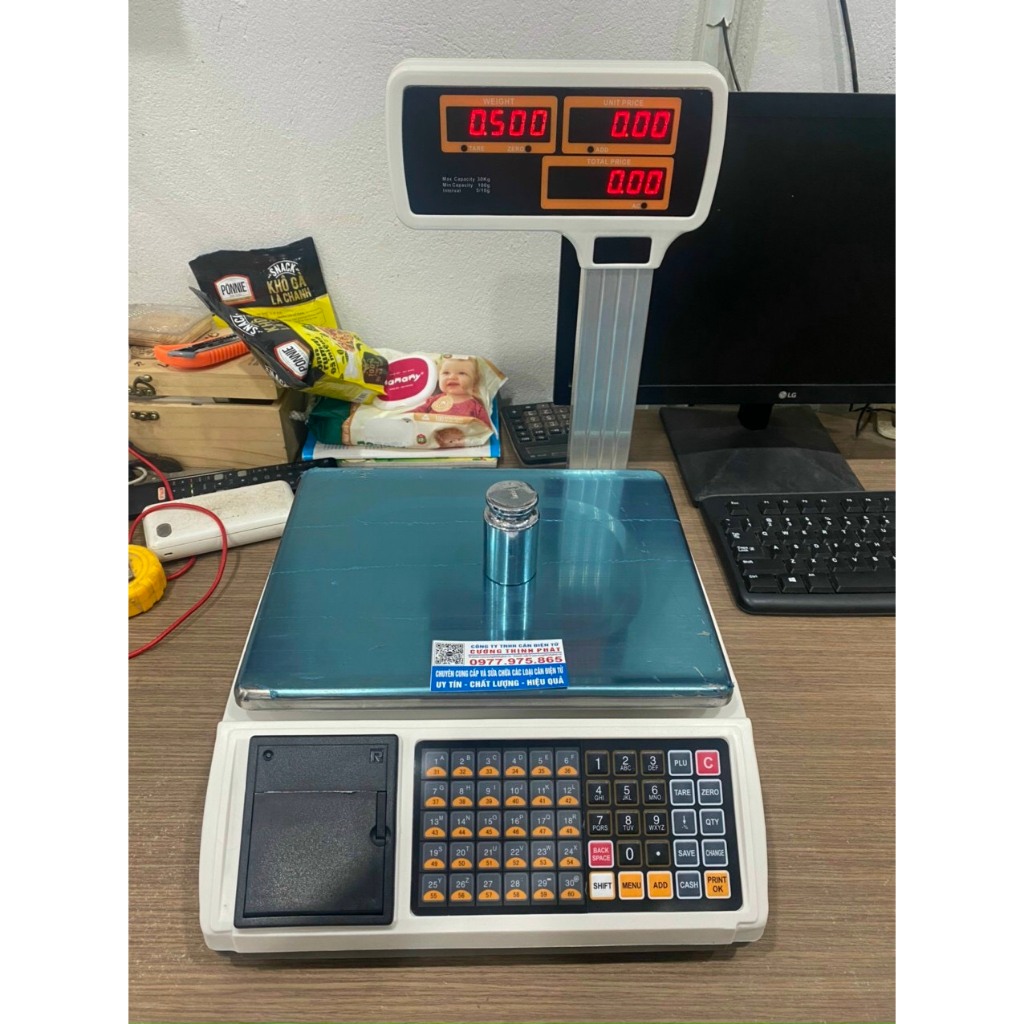 Cân Tính Tiền JPT 30KG - In Bill