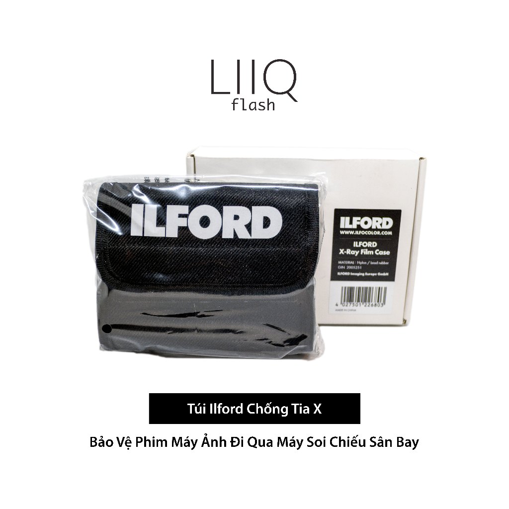 Túi Ilford Chống Tia X Bảo Vệ Phim Máy Ảnh Đi Qua Máy Soi Chiếu Sân Bay, Chính Hãng, Mới Chưa Qua Sử