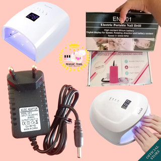  Dây sạc máy hơ gel tích điện L'ugx Cordless v.v. 12.6V-1A loại cực tốt bền -Dây sạc tích điện pin 