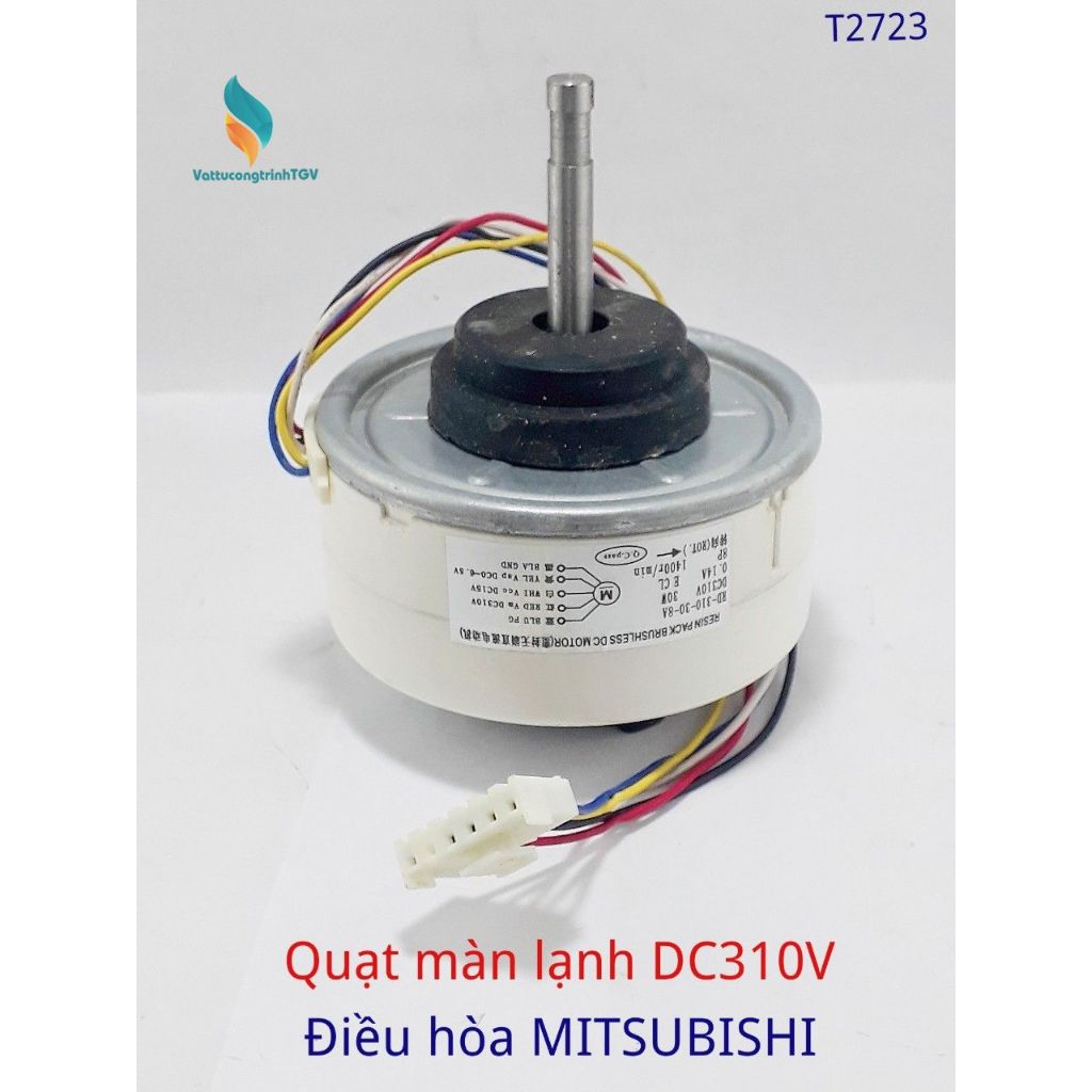Quạt màn lạnh điều hòa MITSUBISHI Inverter DC310V- 18W-5 dây