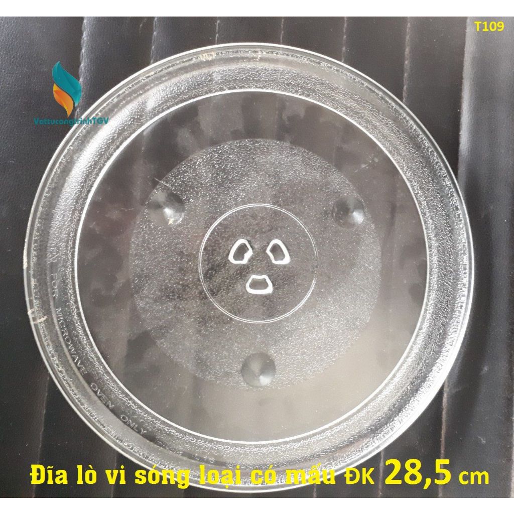 Đĩa lò vi sóng có mấu ĐK 28,5 cm dùng cho các loại Lò vi sóng 22L-25L.