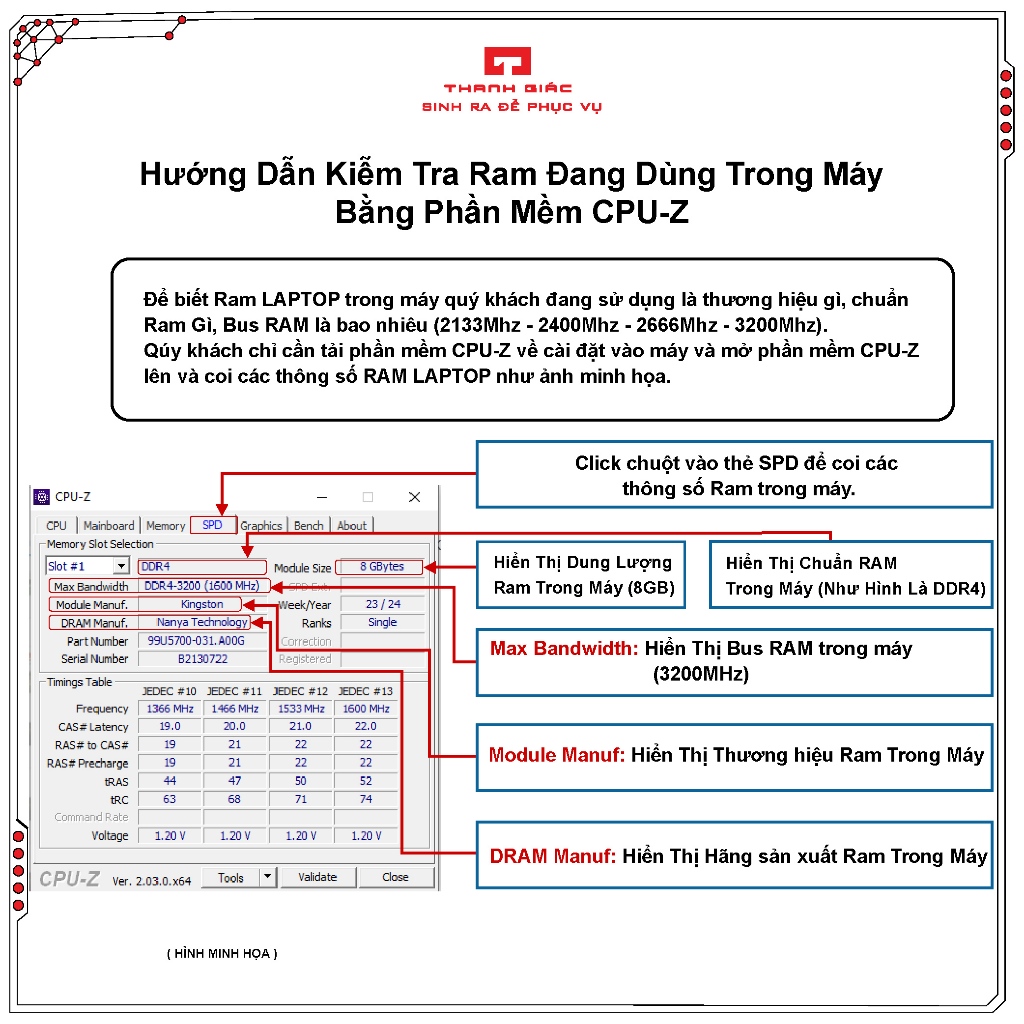 RAM Laptop DDR4 8GB Bus 3200/ Samsung/ SK Hynix/ Micron/ Crucial/ Kingston - Bảo Hành 3 Năm | BigBuy360 - bigbuy360.vn