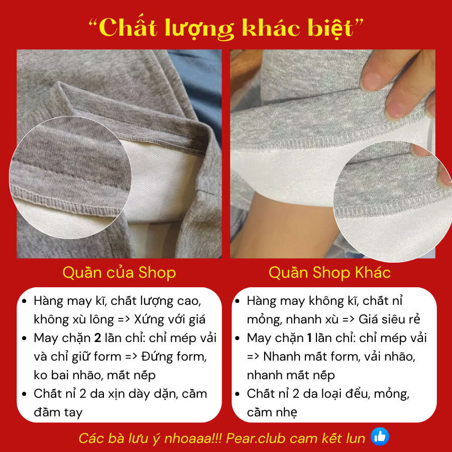 Quần Nỉ Ống Rộng Pear.club, Quần nữ dài dáng suông BIGSIZE form rộng dài thể thao cá tính nhảy dance mùa hè đi biển Q86 | BigBuy360 - bigbuy360.vn