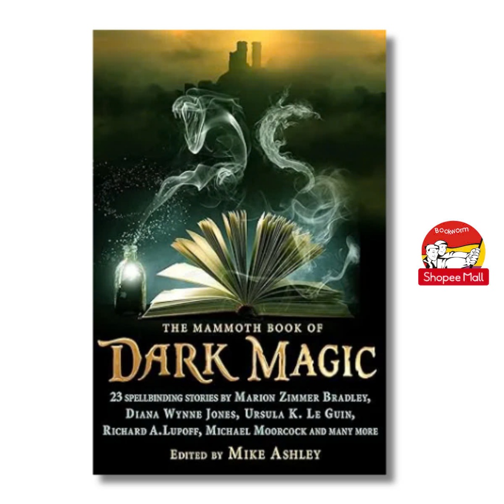 Sách -The Mammoth Book of Dark Magic by Mike Ashley - Fantasy /Short Stories in English