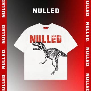 Áo thun trắng in hình local brand NULLED vải thun cotton mềm mịn, cá tính T-Rex Tee | N-T5