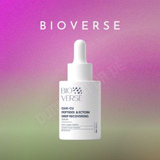 [Bioverse[ Serum Đồng Peptides Tăng Sừng Khỏe GHK-Cu Peptides & Ectoin Deep Recovering Serum 30ml