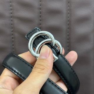 Thắt lưng nữ Nịt da nữ chữ G sáng A11 Bản 1.8cm