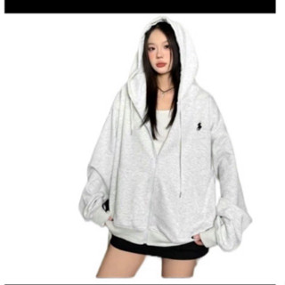 Áo Hoodie Nỉ Bông From Rộng Nón To 2 Lớp Logo Thêu Ngựa