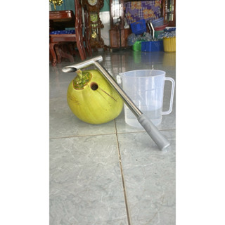  Búa Đục Lấy nước dừa Inox304 dày dặn 1.5ly- 600g-   tay cầm màu xám  Đen   Dung lấy nước nhanh gọn lẹ 