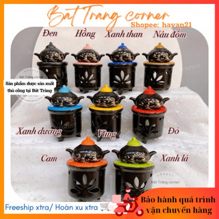  Bếp đốt bồ kết dáng ấm nhỏ xinh đèn xông tinh dầu thảo dược vỏ cam sả gừng  chọn đúng phân loại ấm  