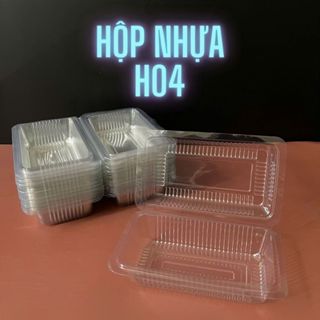 Combo 100 Hộp Nhựa PET H04