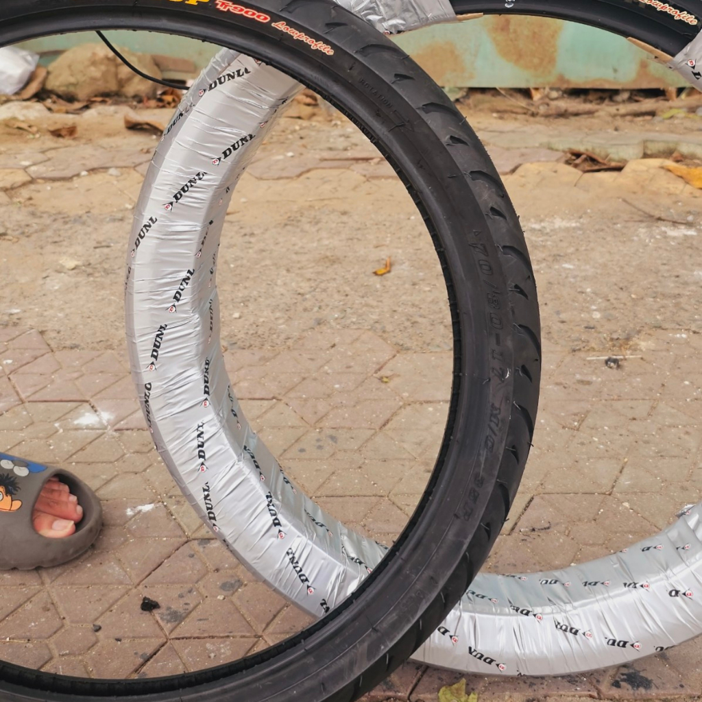 Vỏ dunlop T900 Size cực Hiếm 70/80-17 80/80-17 Made In thailand Hàng cực hiếm cho ae dọn Xe