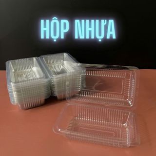 Combo 100 Hộp Nhựa PET Đựng Thực Phẩm Đủ Size