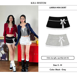 [GIẢM 30%] KILL SYSTEM - Chân váy nỉ cạp thấp LARRIA tôn dáng. Dành Cho Nữ Phong Cách Hàn Quốc 2025