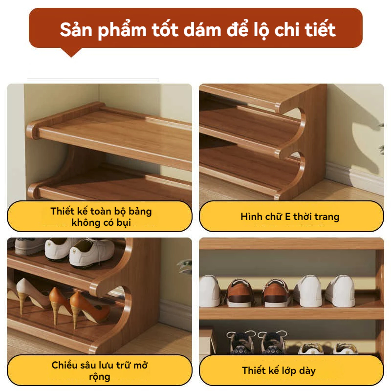 SUNNY BIERE Giá để giày bằng gỗ tủ giày chống bụi chất lượng cao hình thức đẹp giá để giày bền không | BigBuy360 - bigbuy360.vn