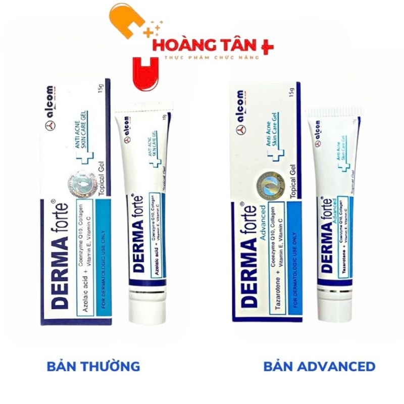 Derma Forte Gel 15g Bản Thường & Advanced