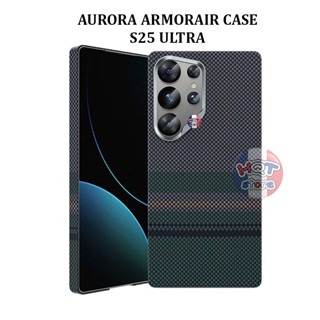 Ốp lưng sợi carbon 600D Benk$ Aurora ArmorAir Case cho S25 Ultra siêu mỏng nhẹ