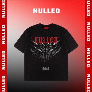 Áo thun in hình local brand nam nữ NULLED vải thun cotton màu đen cổ tròn Gothic Tee | N-T9