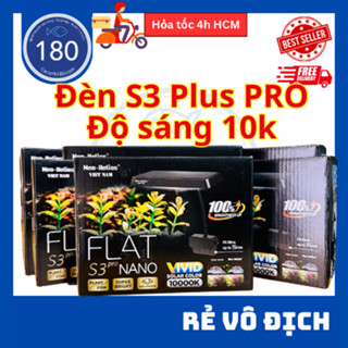 [Gò Vấp] Đèn Neo Helios - Flat Nano S3 Plus PRO 13W Thủy Sinh, Đỏ cá không đỏ nước.