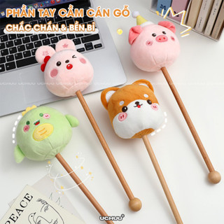 Gậy Đấm Lưng Nhồi Bông Dễ Thương UCHUU, Búa Massage Thư Giãn Tay Cầm Gỗ Giảm Đau Nhức Mỏi Cơ Thể