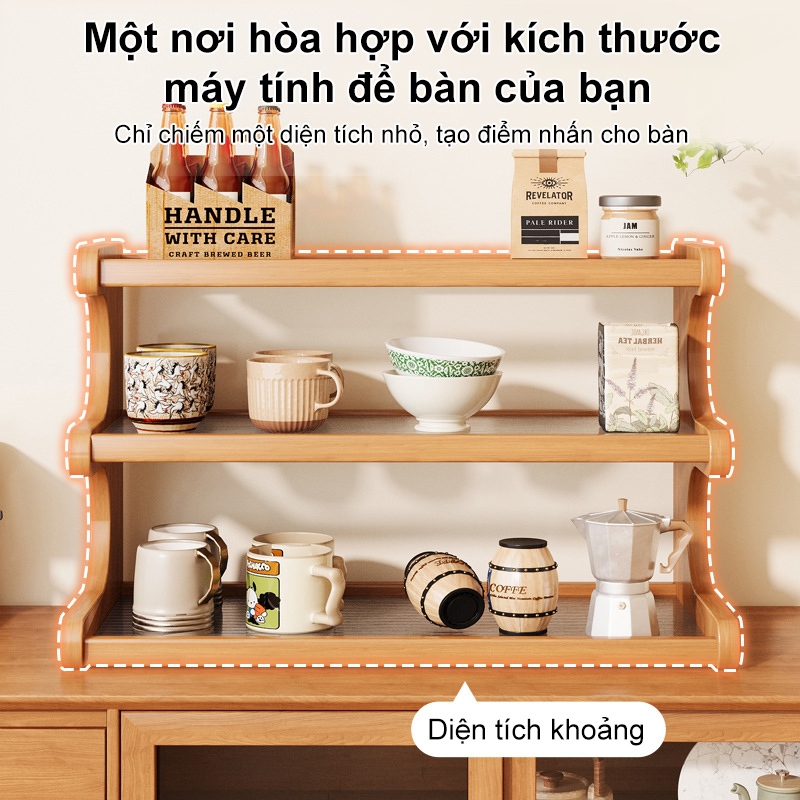 LACCOHUG Giá đựng cốc tre Kệ đựng cốc mây Tre Giá để cốc đa năng Giá đựng cốc tre nhiều tầng | BigBuy360 - bigbuy360.vn