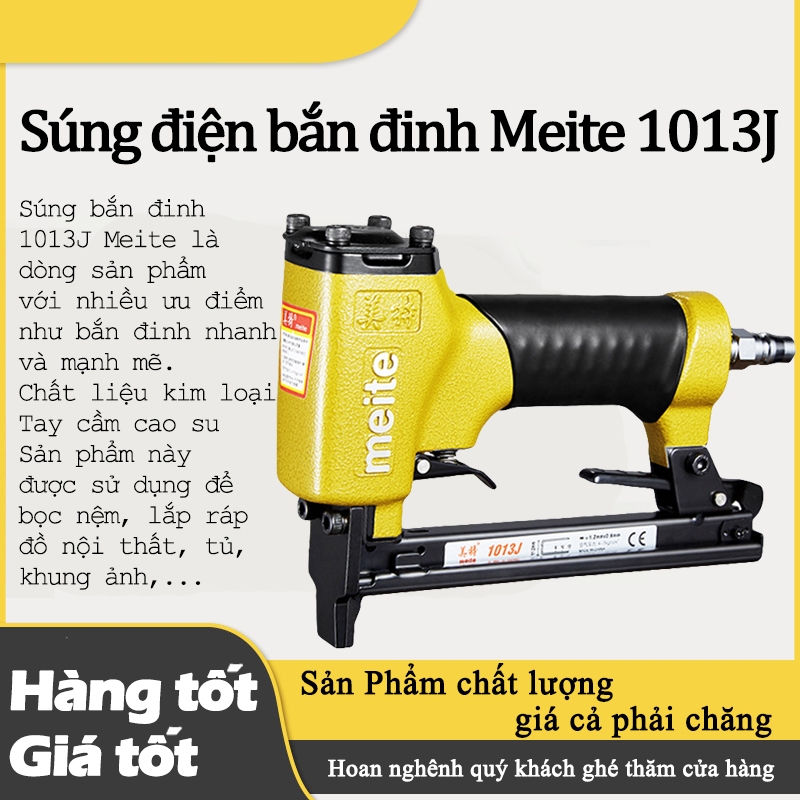 Súng Bắn Đinh Chữ U Meite 1013J - Súng Bắn Ghim Hơi, Kích Thước Nhỏ Gọn, Hiệu Quả Cao
