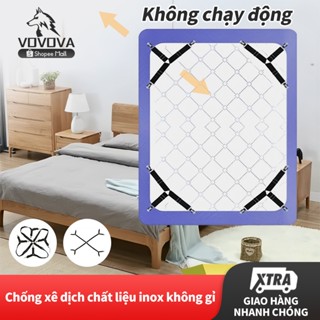 VOVOVA Kẹp cố định ga giường co giãn chống trượt tùy chỉnh tiện dụng cho gia đình