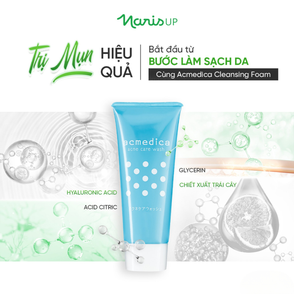 Sữa Rửa Mặt Ngăn Ngừa Mụn Naris Acmedica Acne Care Wash 100g Hasaki Sản Phẩm Chính Hãng