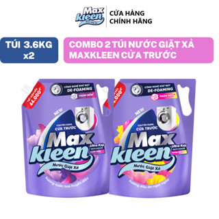   Live New  Combo 2 Túi Nước Giặt Xả MaxKleen Cửa Trước 3.6kg Hương Nước hoa huyền diệu & Dấu ấn ngọt ngào 